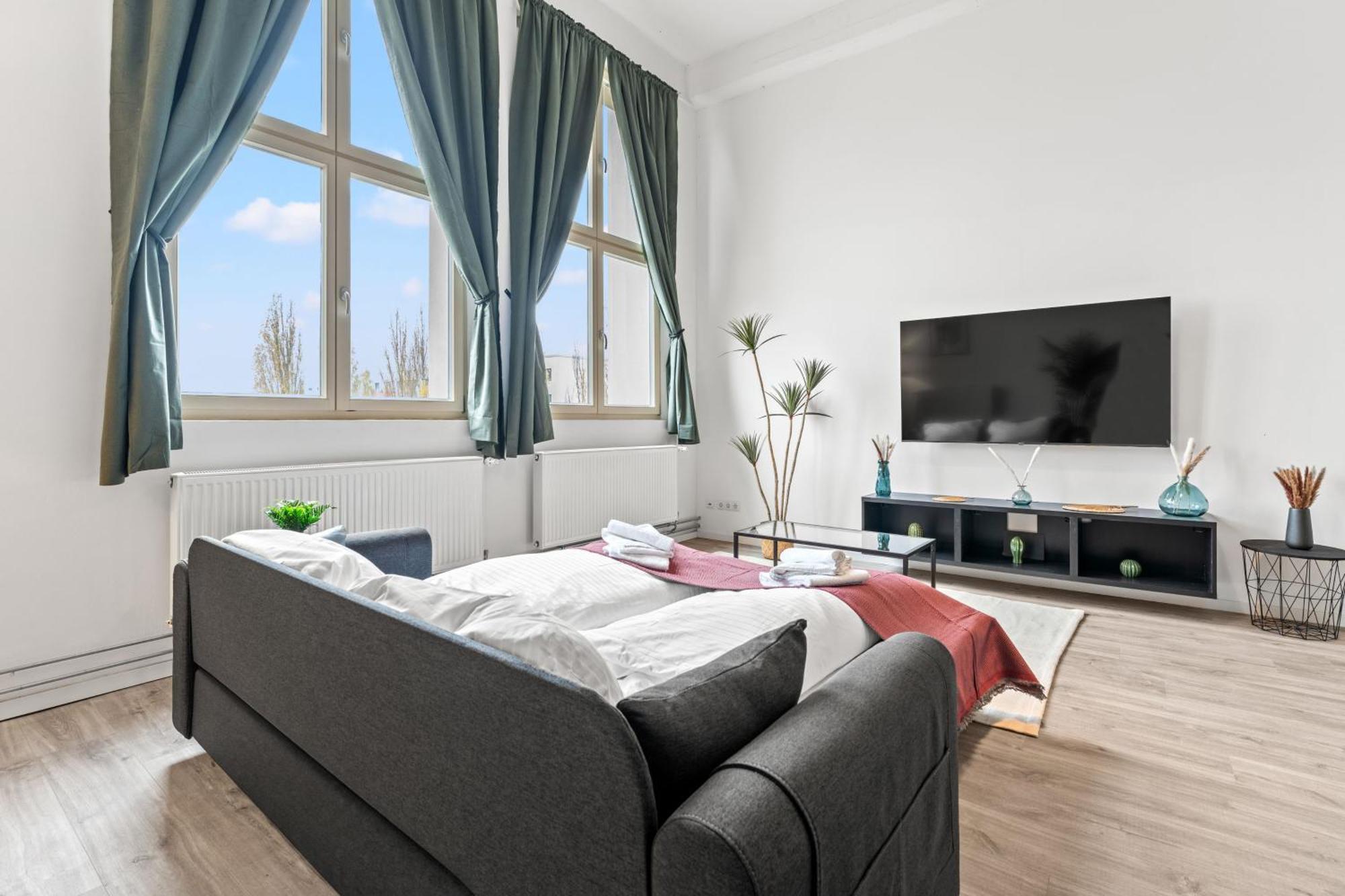 Mint Apartment Ueber Der Stadt Parken Kueche Wifi Berlin Kültér fotó